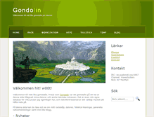 Tablet Screenshot of gondolin.se